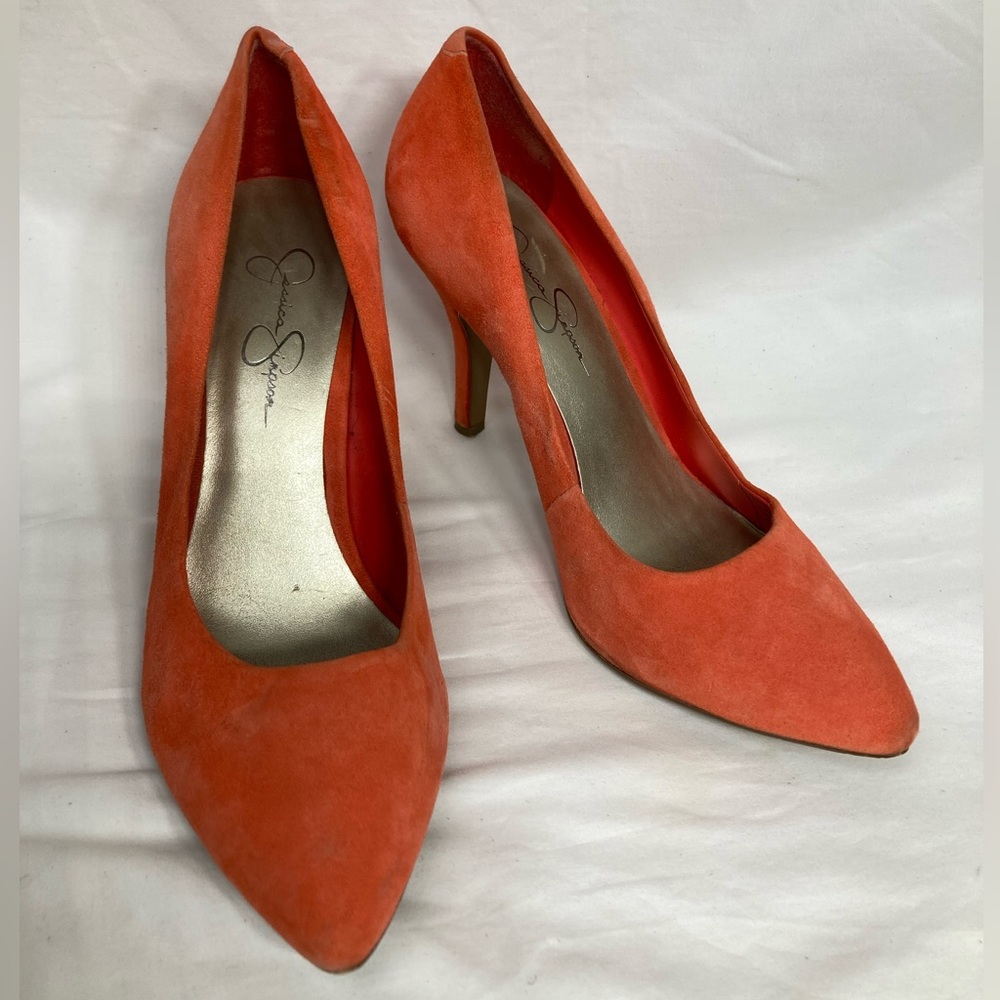Jessica Simpson Coral Suede High Heels, size 9